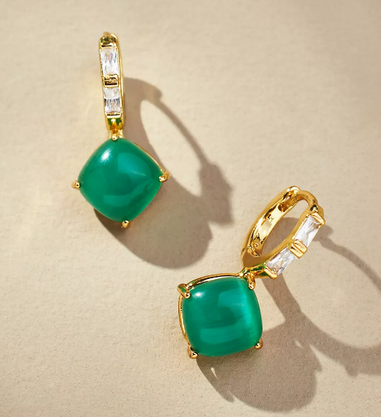 Elegant Gold Earrings - gift ideas for a 50th anniversary